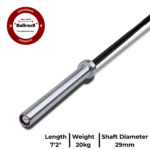 The Sabertooth Bar (20kg, 29mm) Black Hard Chrome - Remastered
