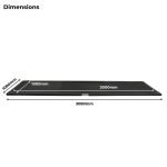 Deadlift Platform – Strike Edition – All Rubber (3×1m, Full 40mm Crumb Rubber Surface) - Image 2