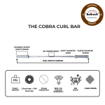 The Cobra Curl Bar - Straight 5 Ft (12.5kg, 28mm) Hard Chrome - Image 2