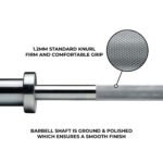 The Cobra Curl Bar - Straight 4 Ft (10kg, 28mm) Hard Chrome - Image 3