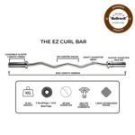 The Cobra Curl Bar - EZ 4 Ft (10kg, 28mm) Hard Chrome - Image 2