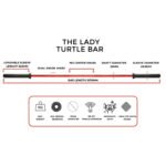 The Lady Turtle Bar - Regal Red (15kg, 25mm) - Remastered - Image 3