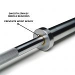 The Cobra Curl Bar - Straight 4 Ft (10kg, 28mm) Hard Chrome - Image 3