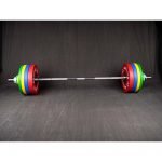 competition weight plates with barbell