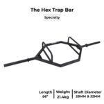 The Hex Trap Bar (21.4kg, 28mm and 32mm) - Image 12