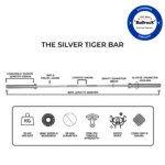 The Silver Tiger Bar (20kg, 28mm) - Remastered - Image 2