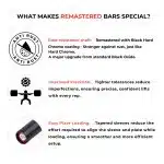 The Dark Turtle Bar - Bearing Claws (20kg, 28mm) - Remastered - Image 4