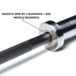 The Cobra Curl Bar - Straight 4 Ft (10kg, 28mm) Black Ceramic - Image 4