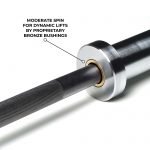 The Cobra Curl Bar - Straight 4 Ft (10kg, 28mm) Black Ceramic - Image 4