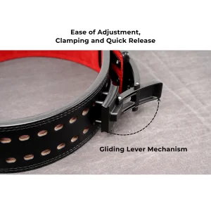 gliding lever mechanism of powerlifting belt kavach