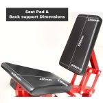 Seated Leg Curl Extension Combo HF 90kg Stack - Image 13