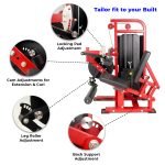Seated Leg Curl Extension Combo HF 90kg Stack - Image 4