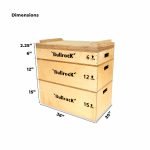weightlifting wooden jerk blocks dimensions
