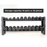 2 Tier Dumbbell Rack (Storage for Round Dumbbells) - Image 4