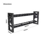 2 Tier Dumbbell Rack (Storage for Round Dumbbells) - Image 3