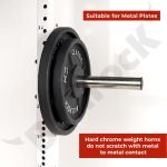 Stainless Steel Weight Horn Pair - 6" - Image 3