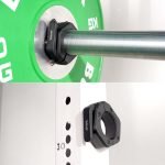 magnetic barbell collars lock 2 inch 50mm for standard olympic bar