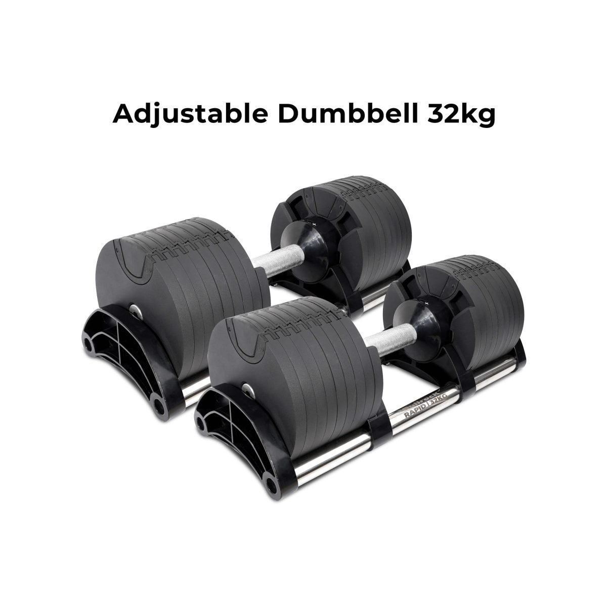 Adjustable Dumbbells Rapid - 20kg and 32kg - 2 kg incremental