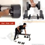Adjustable Dumbbells Rapid - 20kg and 32kg - 2 kg incremental - Image 2