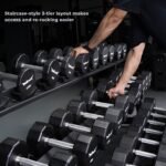 Dumbbell Rack 3-Tier 3TER For Round Dumbbells - Image 5
