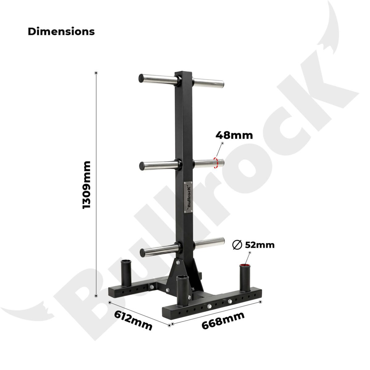 Olympic Vertical Plate Tree - BullrocK Fitness