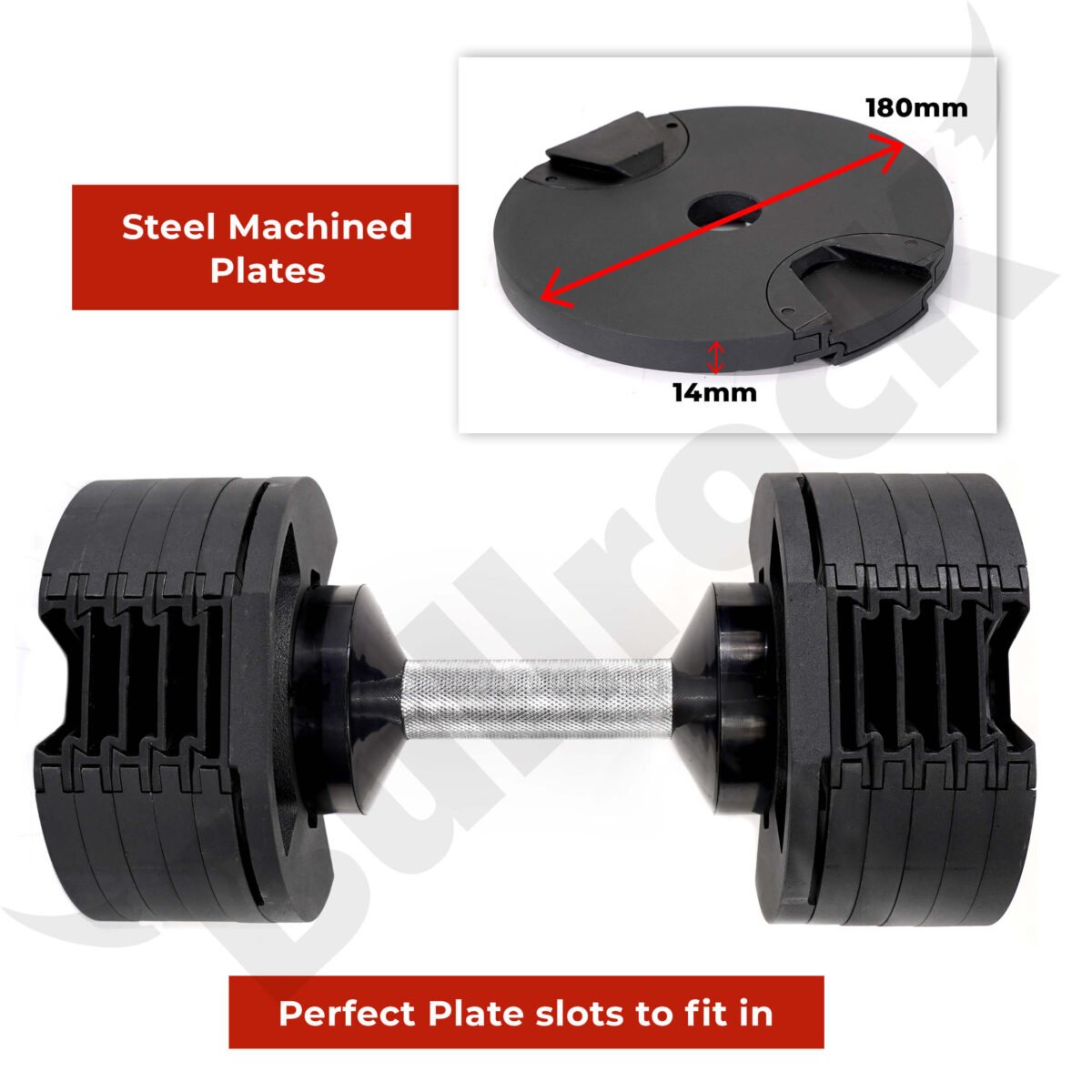 Adjustable Dumbbells Rapid - 20kg and 32kg - 2 kg incremental