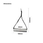 D Cable Handle V2 Knurled (Pair) - Image 4