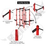 Gorilla Double Half Rack | 24" + 24" Depth | - Image 3