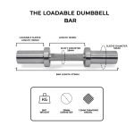 Loadable Dumbbell Bar - Image 4