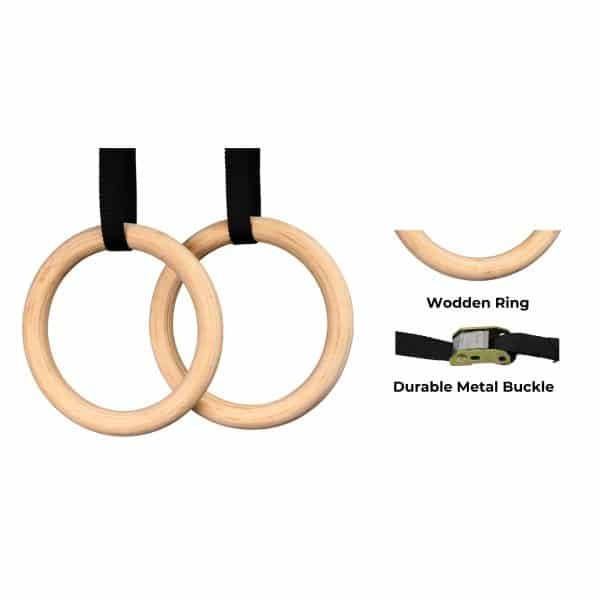 Gymnastic Rings - Wooden