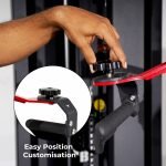 Ergonomic Lat Pull Down Grips Handles 8pcs/Set- Red-Black - Image 4