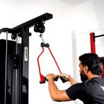 Ergonomic Lat Pull Down Grips Handles 8pcs/Set- Red-Black - Image 7