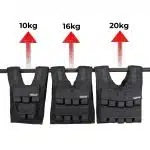 Adjustable Weighted Vest 10kg/16kg/20kg Cordura - Image 2
