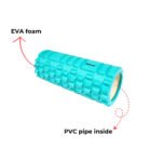 Foam Roller EVA 33*14cm - Turquoise Blue - Image 4