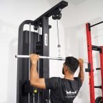 Aluminium Lat Pull Down Bar Handle with 3 holes - Image 9