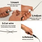 Adjustable Aluminium Jump Rope - Self Lock - Image 2