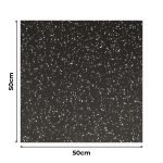 Gym Rubber Tiles - Black & White SBR Top 20mm thick 50x50cm (/Sq mtr price) - Image 3