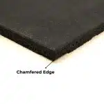 Interlocking Gym Rubber Tiles - Fine Crumb Top 100x100cm (/Sq mtr price) - Image 3