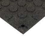 Gym Rubber Tiles - Black & White SBR Top 20mm thick 50x50cm (/Sq mtr price) - Image 8