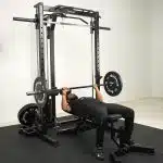 OX7 All-In-One Half Rack With Smith & Lat/Row - 90kg - Image 6