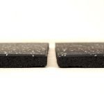 Gym Rubber Tiles - Black & White SBR Top 20mm thick 50x50cm (/Sq mtr price) - Image 6