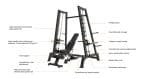 Gladiator Multi Press Iso Smith Machine - Image 8