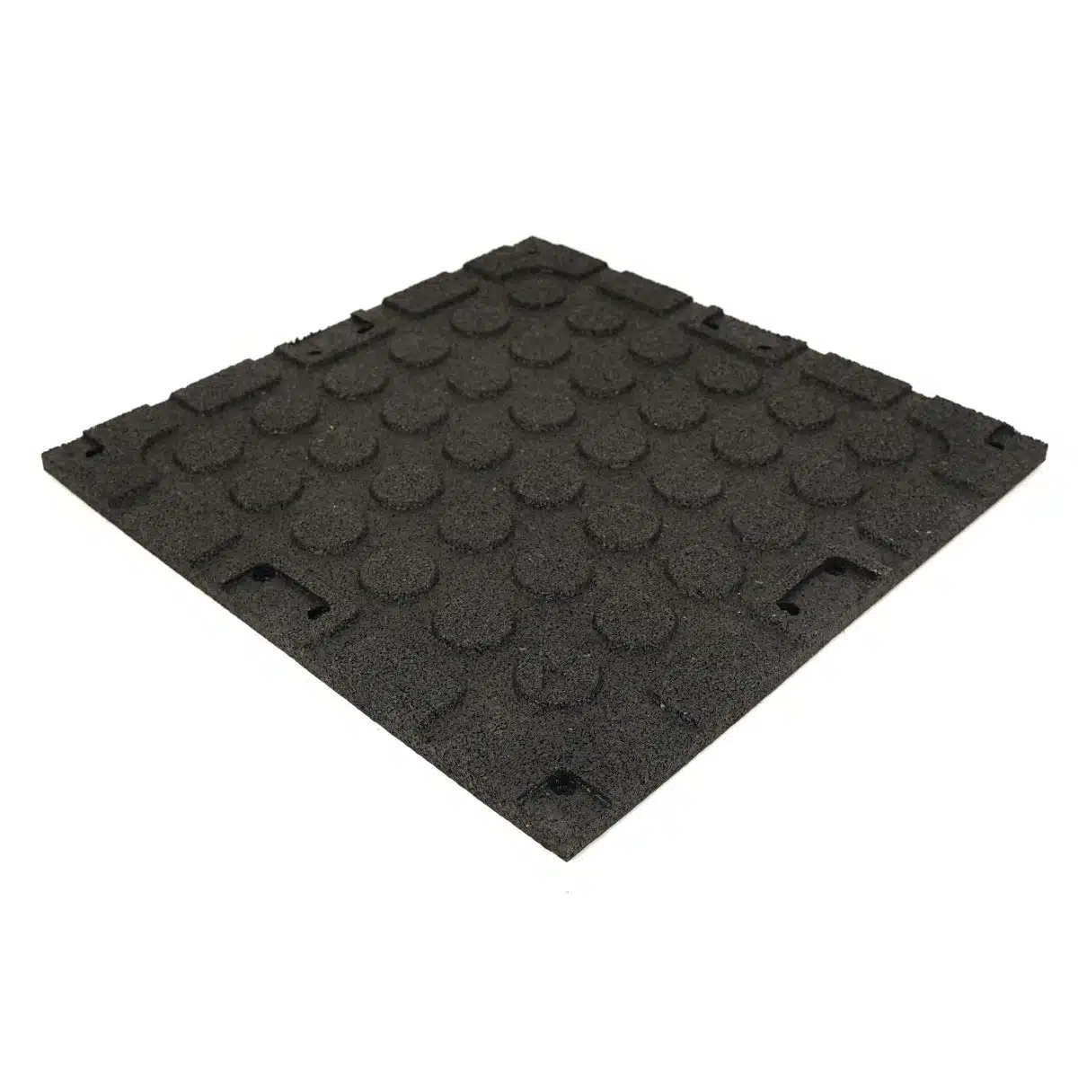 Interlocking Gym Rubber Tiles - Fine Crumb Top 100x100cm (/Sq mtr