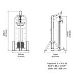 High Low Pulley Adjustable Cable Tower - Nebula - Image 2