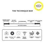 The Technique Bar (7.5kg, 28mm) Aluminium - Image 2