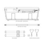 OX4 Adjustable Cable Bench - Image 3