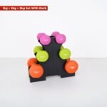 Vinyl Dumbbells (Neoprene Coated) - 0.5kg to 10kg Pairs for Home Gyms & Studios - Image 6