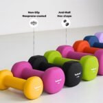 Vinyl Dumbbells (Neoprene Coated) - 0.5kg to 10kg Pairs for Home Gyms & Studios - Image 3