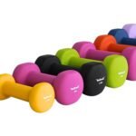 Vinyl Dumbbells (Neoprene Coated) - 0.5kg to 10kg Pairs for Home Gyms & Studios