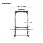 BullrocK Nebula Half Power Rack + Smith Combo - Image 2